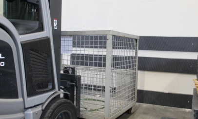 Ram protection pallet cage