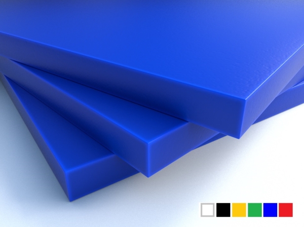 LuxTek Halbzeug blau mit Farbpalette